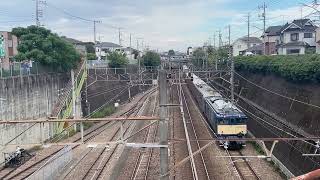 9011レ EF64-1030+E26系カシオペア紀行 甲府行き 新秋津駅周辺通過