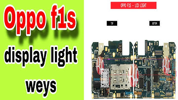 oppo f1s display light problem solution// oppo f1s display light track