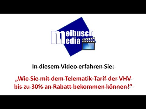 TELEMATIK TARIF DER VHV - bis zu 30% Rabatt sind versprochen!