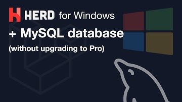 MySQL with Laravel Herd on Windows (without upgrading to Pro)