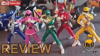 (REVIEW โมเดล) Shodo super Mighty Morphin power ranger / kyoryu sentai zyuranger #เล่นให้เด็กมันดู