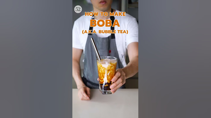 How to Make Bubble Tea (Boba) At Home #Shorts