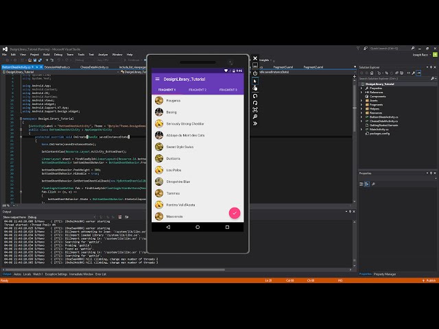 Xamarin Android Tutorial 79 Design Library Pt 1