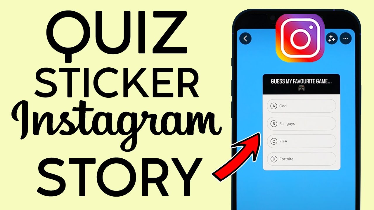 How to Use the Quiz Sticker on Instagram Story 2022 - YouTube