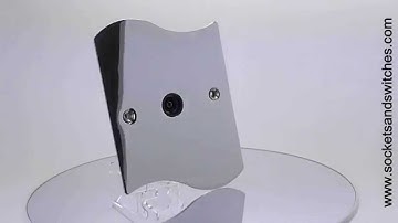 Wave Polished Chrome Sockets and Switches