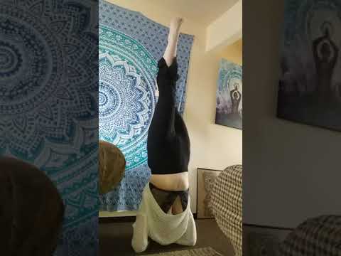 Headstand practice today
