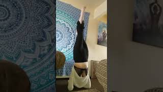 Headstand practice today
