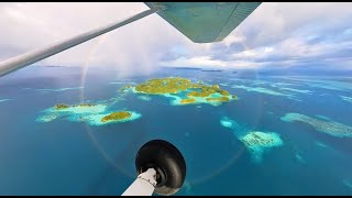 🇵🇼360°Palau light aircraft experience (From Pelelui Island to Koror) 帛琉輕航機體驗 (從貝里琉島到科羅市)