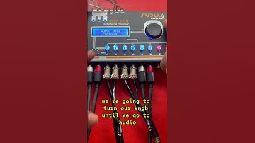 How to tune a dsp. PRV 2.8x Digital signal processor. High and low pass filter settings #caraudio