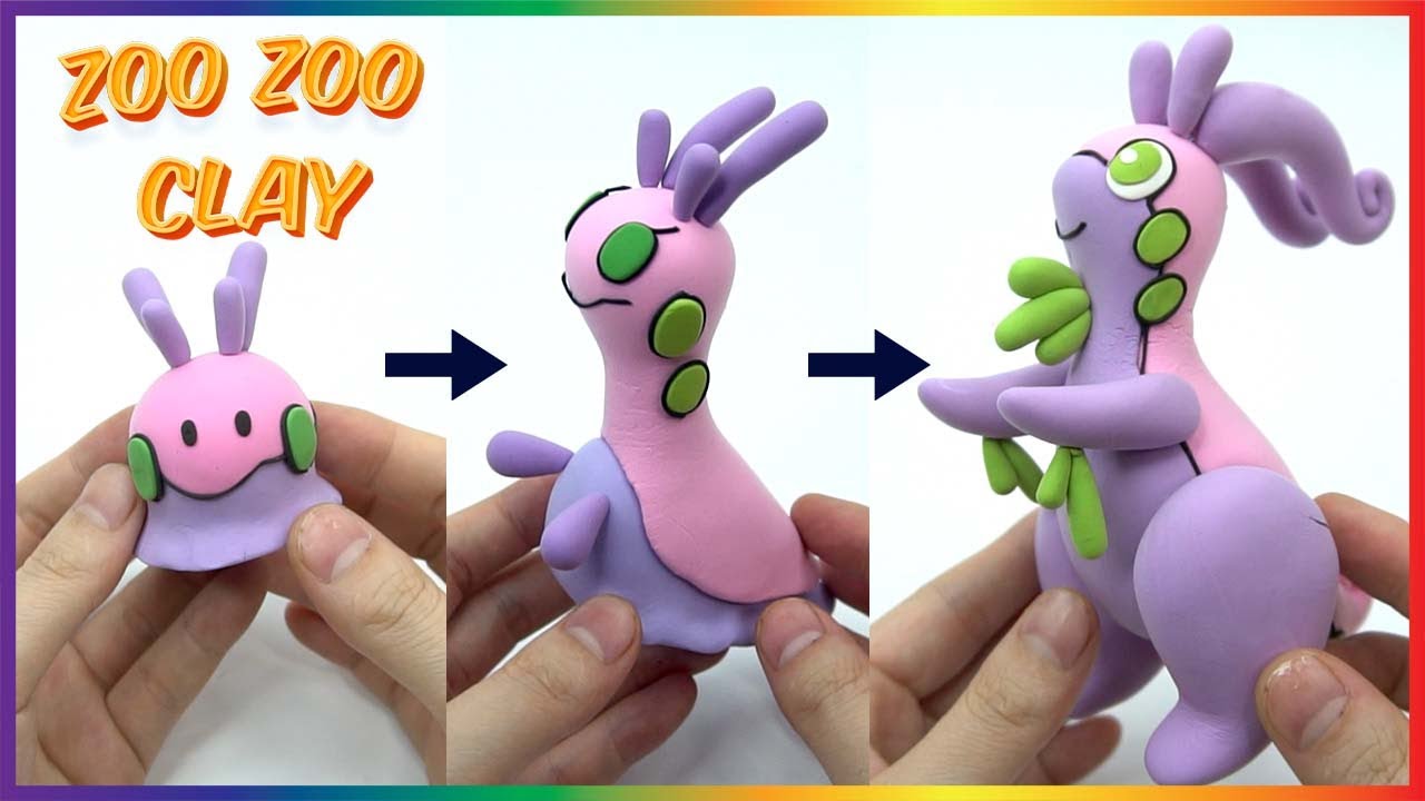 pokemon clay art " numera, numeiru and numerugon" line| zoo zoo clay 