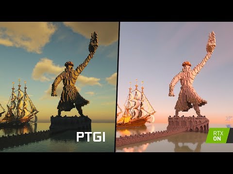 Minecraft RTX - NVIDIA RTX vs SEUS PTGI E12 - Comparison - 4K