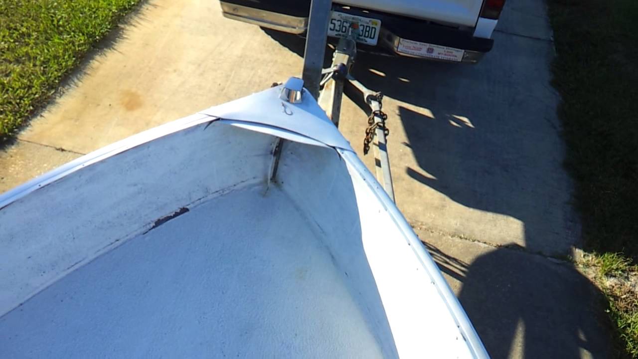 14' homemade aluminum flats boat - YouTube