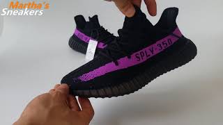 Ua Yeezy 350 V2 Purple Black