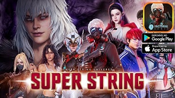 Super String - LAUNCH GAMEPLAY! All webtoon heroes dispatched! [KR] (Android/IOS)