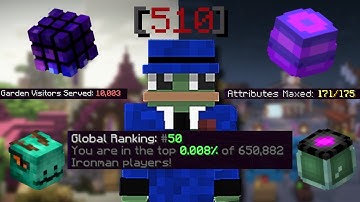 Finally Reaching TOP 50 IRONMAN┃Hypixel Skyblock Ironman