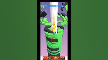 stack ball | level 15 | #shorts #youtubeshorts #trending #viralvideo