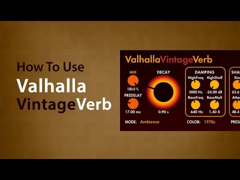 Valhalla Dsp Vintage Verb
