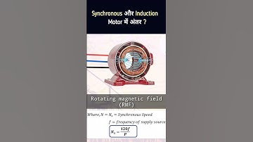 Difference between Synchronous and Induction Motor? #shorts