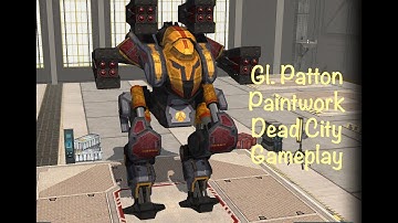 War Robots. [Test Server] Patch 2.1.0 (2.1.0.1) Gl. Patton paintwork! (Dead City)