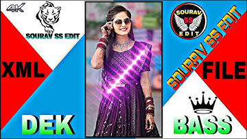 New Trending 💥 Purulia Dek Bass EDM Song 🎵 Alight & Xml File Short Status Video 🥀 Editing #xml_file