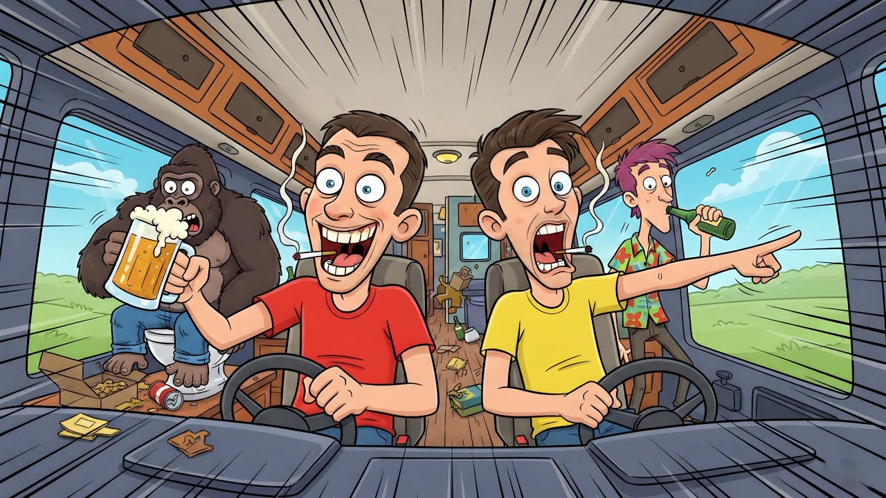 🤣 CIGI, SÖR, KÁOSZ - FELBORULTUNK A LAKÓAUTÓVAL | RV THERE YET 🎮