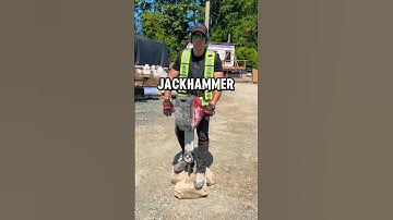 Milwaukee Electric Jackhammer! #deconstruction #construction #demolition #building #tools
