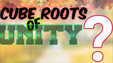 Lecture-1 COMPLEX NUMBER. Cube Roots Of Unity.