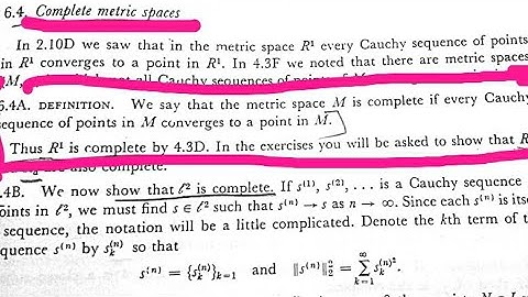 WRA - U2.6 :   Complete Metric Space  | MMM#13 | 14.09.2020