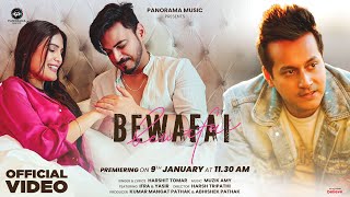 Bewafai - Official Video | Harshit Tomar | IFRA Khan & Yasir | Muzik Amy | New Sad Song