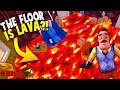 THE FLOOR IS LAVA IN HELLO NEIGHBOR! | Hello Neighbor The Floor Is Lava Challenge Gameplay