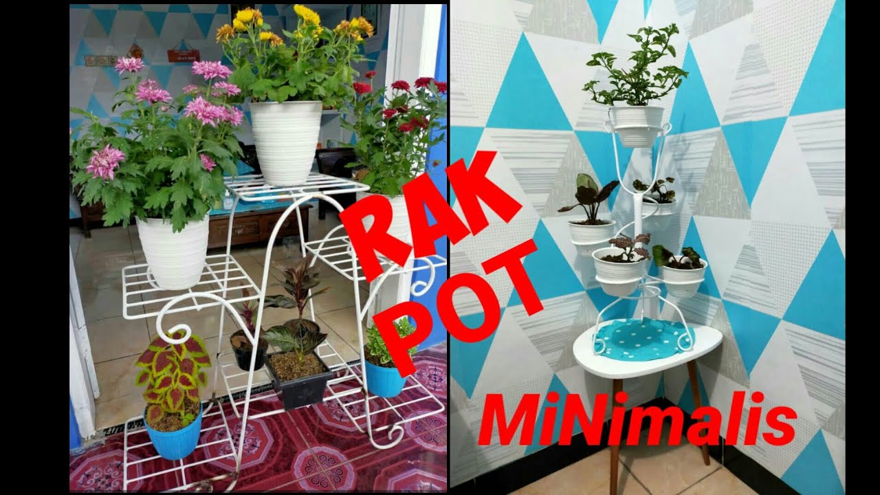  RAK  POT  BUNGA  MINIMALIS RAK  POT  BUNGA  INDOR YouTube