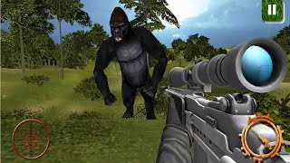 Gorilla Hunter Game  Sniper Shooting Android Gameplay screenshot 1