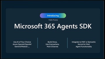 Microsoft 365 Agents SDK Tutorial: Build Your First Bot & Run It Locally (Step-by-Step)