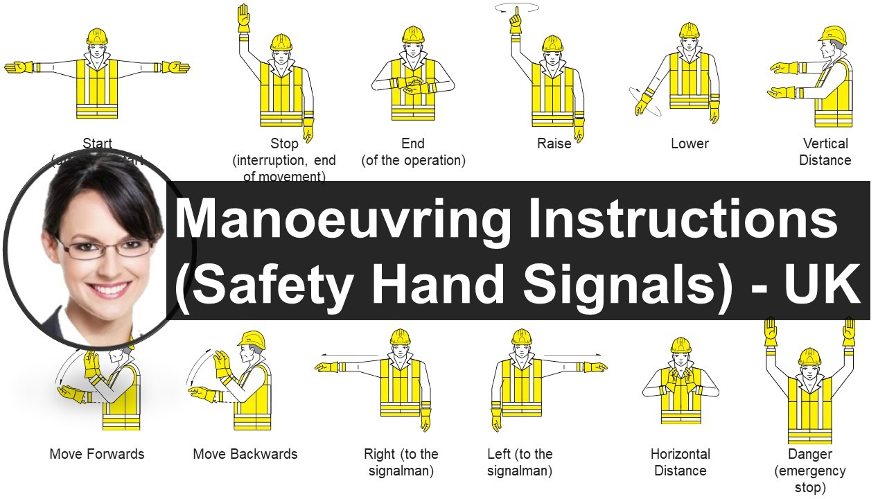 Safety Hand Signals | Vehicle Banksman | Signalman | Manoeuvring ...