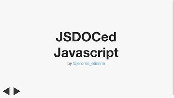 jsdoced javascript - js to js compiler to make js better