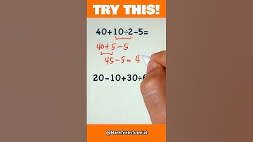 PEMDAS HACKS #MathTricksTutorial #maths #tutorial #mathematics #shorts #education #foryou #tricks
