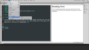 HTML - Abbreviation and Acronym