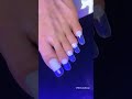 🌴 Beach ready toes DIY 🌞🏖️ #polygelnails #naildesigns #nailtutorial #nailsalon #nailtech