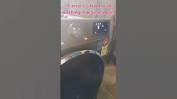 IE error LG front load washing machine repair #shorts #workshoptamil
