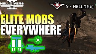 Helldivers 2 - Elite Mobs Everywhere! (No commentary, Max difficulty, No deaths)