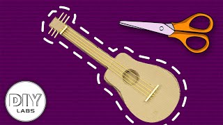 Guitar MUSIC INSTRUMENT Paper Craft | Fast-n-Easy | DIY Labs screenshot 2
