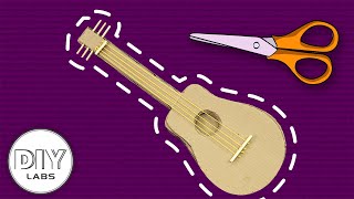 Guitar MUSIC INSTRUMENT Paper Craft | Fast-n-Easy | DIY Labs image