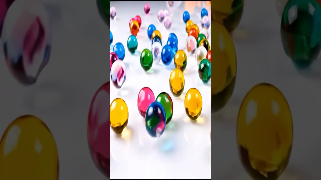 What Happens When You Drop 100 Colorful Jelly Balls? 🍬✨ 