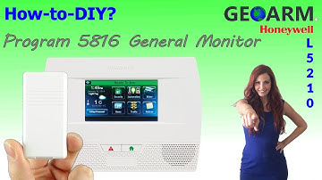 Honeywell 5816 - How to Program a Door General Monitor L5210 System?
