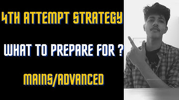 JEE 2021: 4th Attempt Strategy||What to study for-Mains or Advanced||Nikhil Sai V