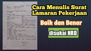 How to Write a Job Application Letter