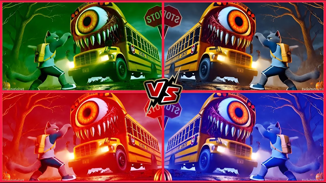 🚌SCHOOL BUS EATER🎶CoffinDance Song #75