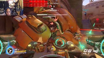 Surprise D.Va Ult - Quintuple Kill - Streamed on TwitchTV [LadyNinjaGaming]