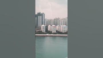Stunning Busan cityscape from Gwangan Bridge (7.4 km) over Suyeongman Bay, Busan, South Korea!