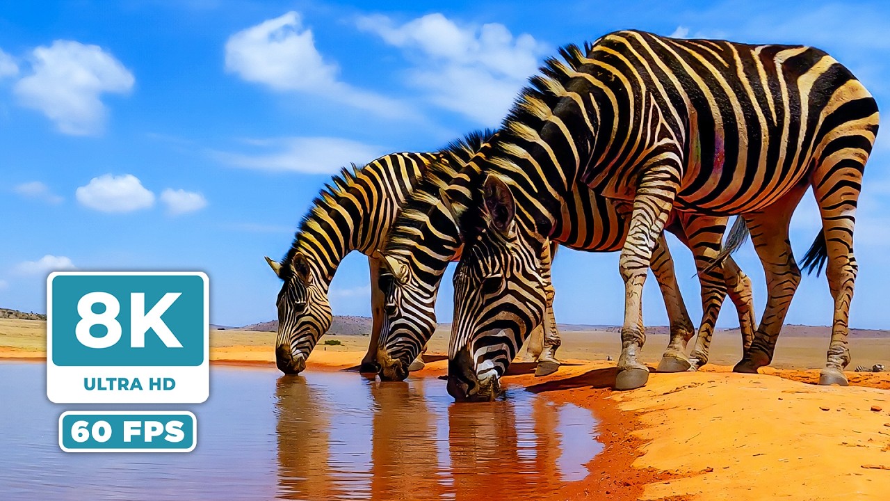 Природа и дикие животные 8K 60FPS HDR • Кинематографичный FPV и макро • Тест OLED TV